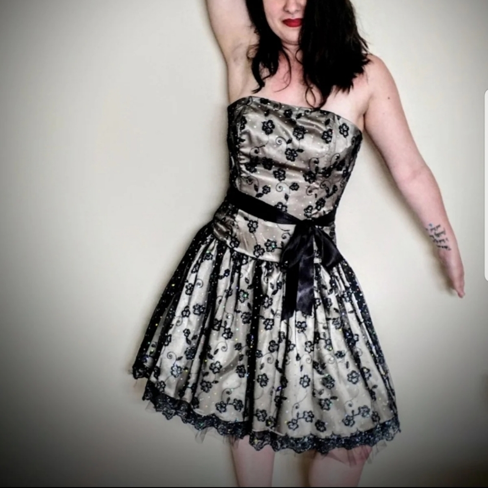 Jessica McClintock Vintage Cocktail Dress